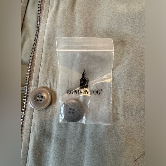 London Fog Women’s Anorak Utility Drawstring Waist Jacket Size M - Picture 13 of 14